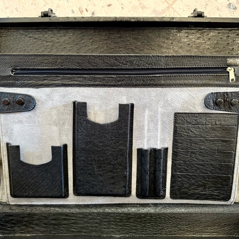 Vintage Ostrich Briefcase - Picture 7 of 8